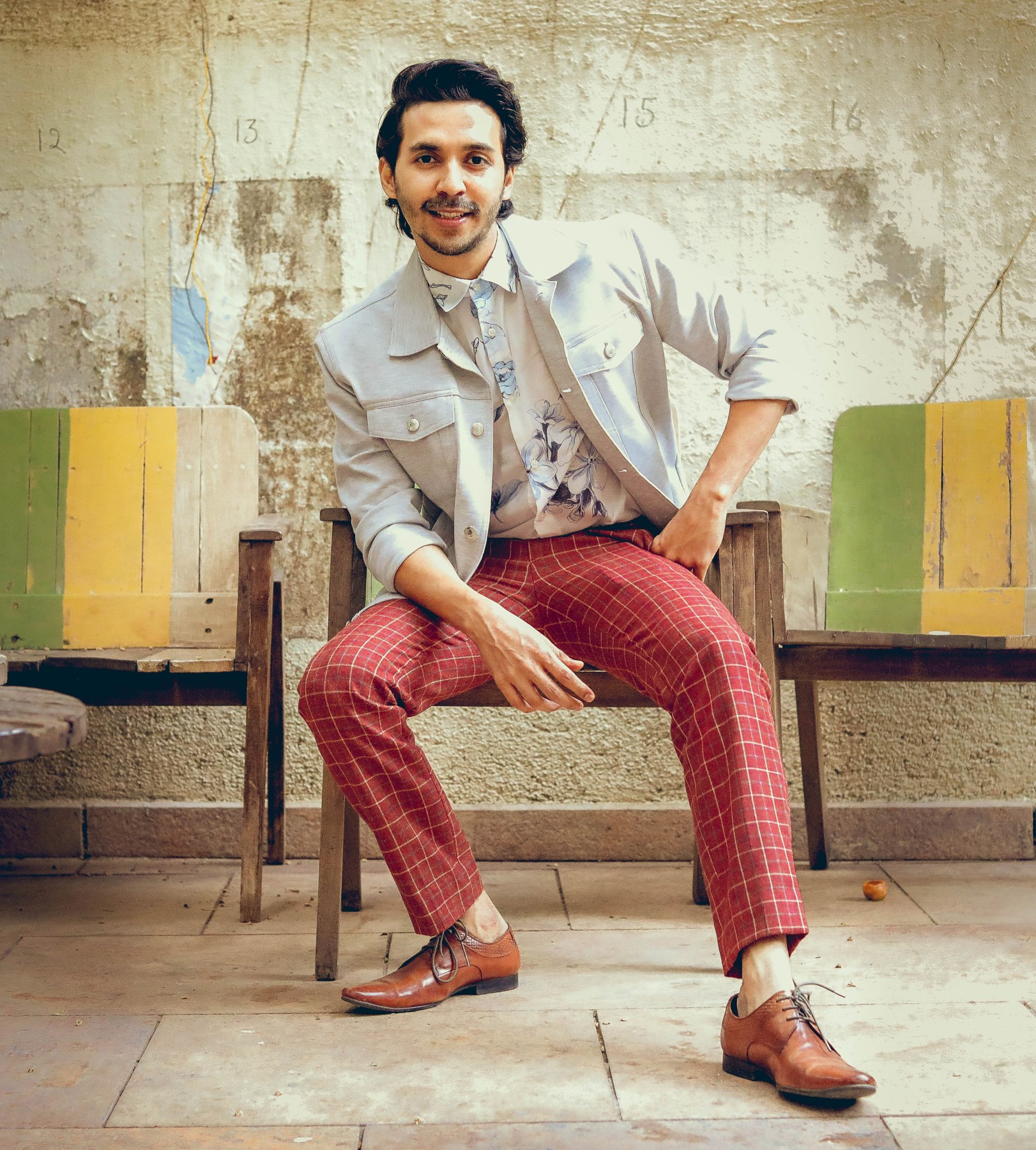 Portrait of Abhay Mahajan — In colour