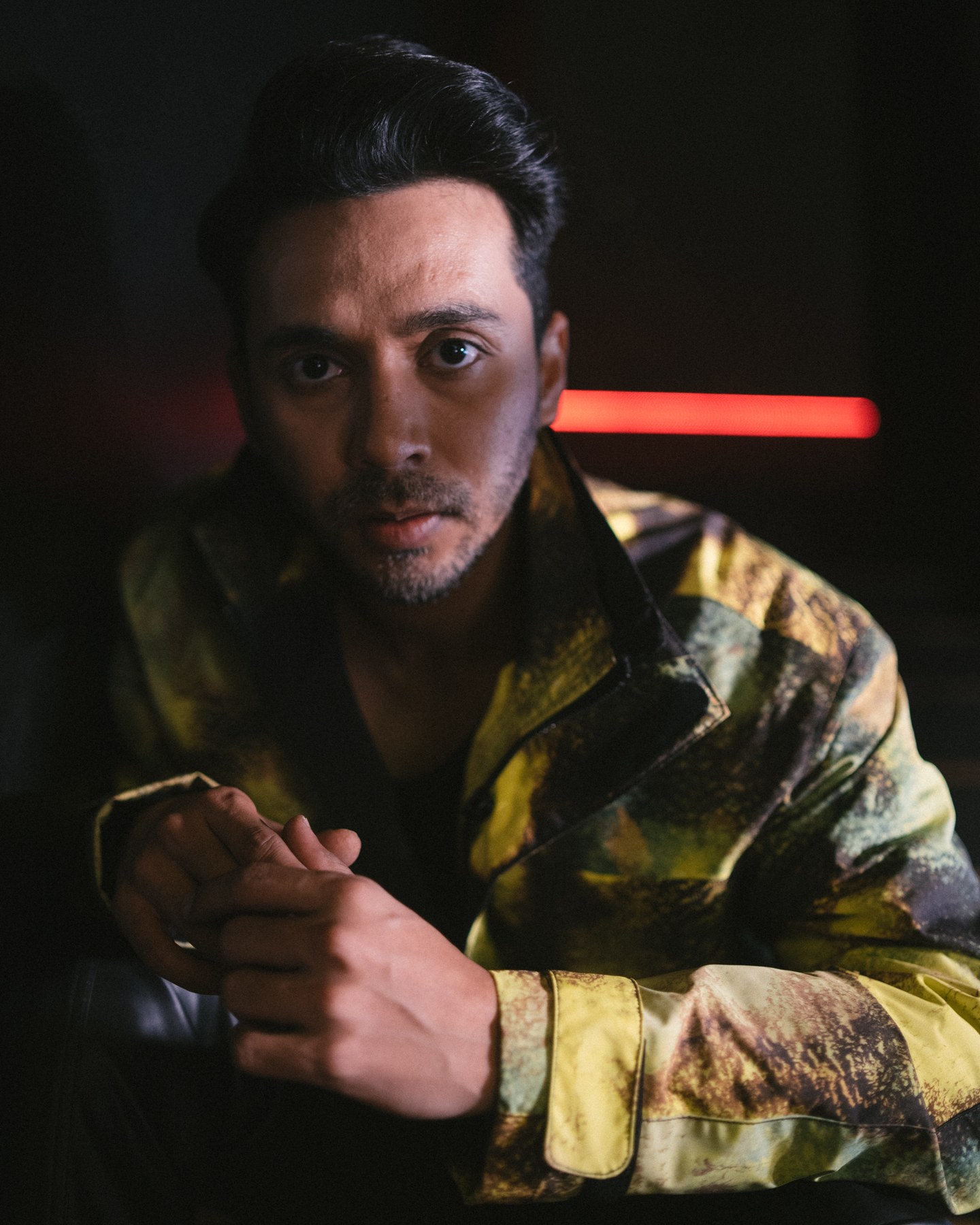 Abhay Mahajan in a cinematic portrait